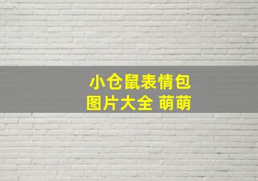 小仓鼠表情包图片大全 萌萌